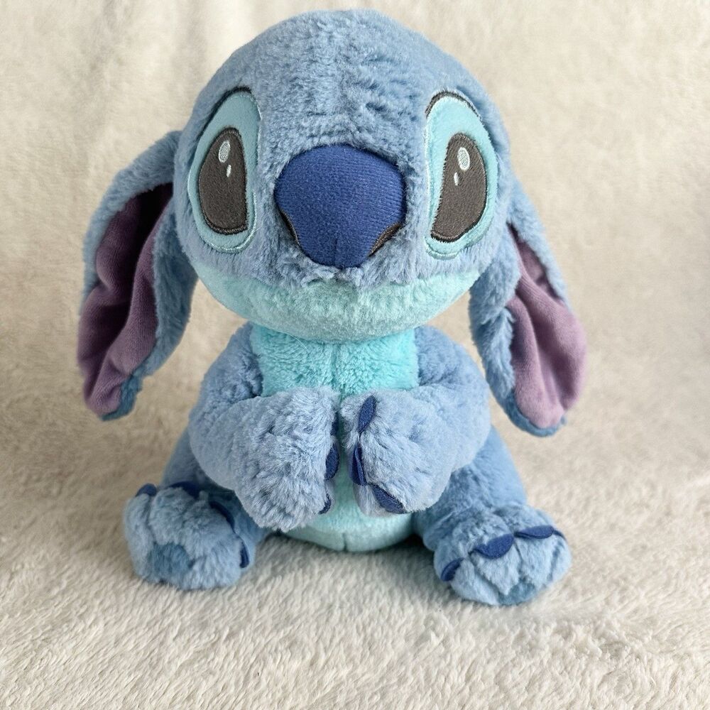 Disney Parks Babies Stitch 10” Plush No Swaddle Cut Tag Stuffed Animal